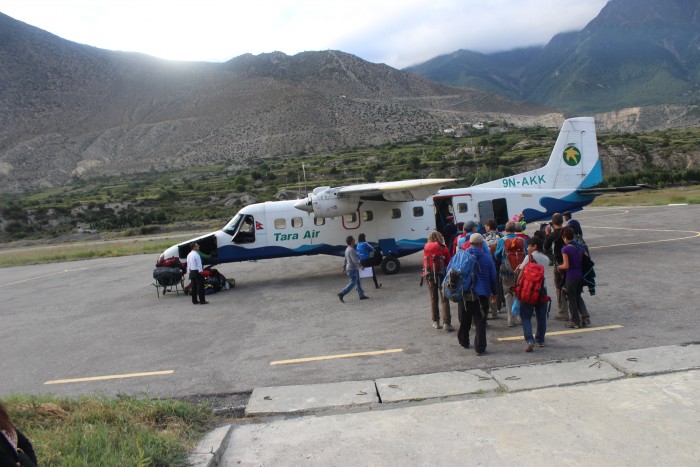 Pokhara-Jomsom flight